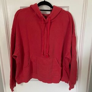 aerie distressed hoodie